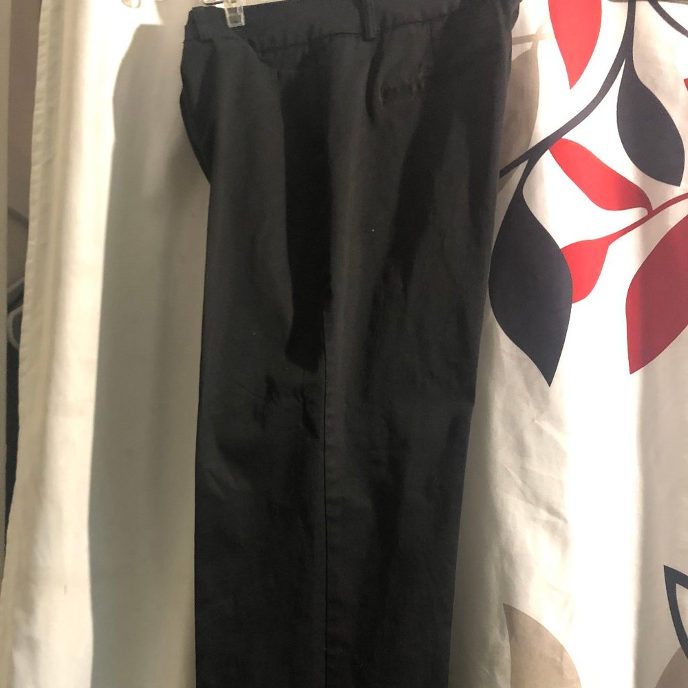 Dockers women black casual pants waist size 32